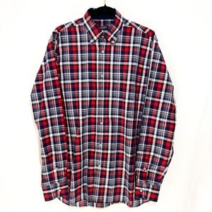 Paul & Shark Check Cotton Button Down Shirt